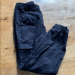 H&M Divided black cargo joggers